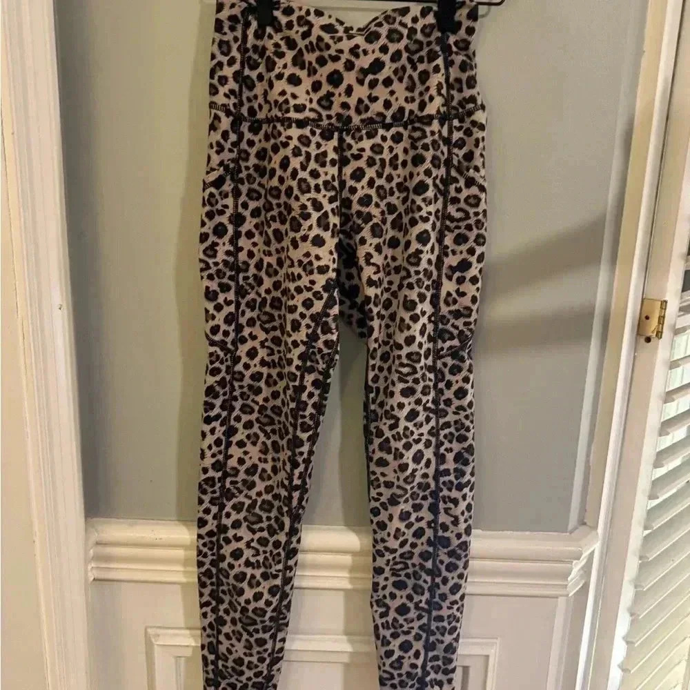 Ododos Leopard Print Women's Leggings
